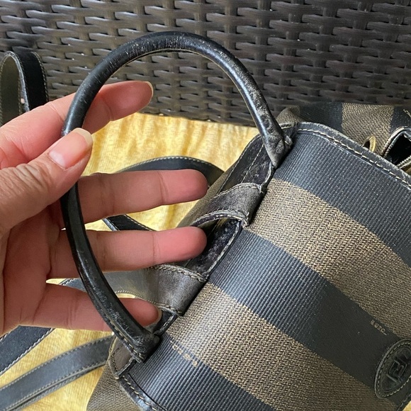 Fendi Penguin Print Leather Backpack - Picture 12 of 15